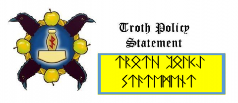 Troth Policy Statement